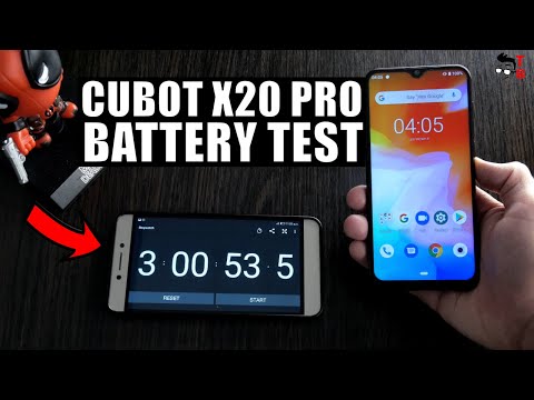 Cubot X20 Pro - Battery Drain Test and Charging Time