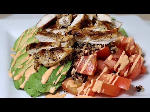 Como hacer Quinoa con pollo a la plancha 🤤