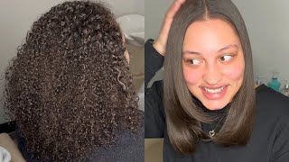 Lots Of Split Ends.. Using Color Wow Silk Press on Fine Hair | Why are trims important?