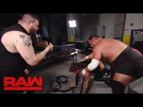 Kevin Owens and Samoa Joe take out Chris Jericho: Raw, April 3, 2017