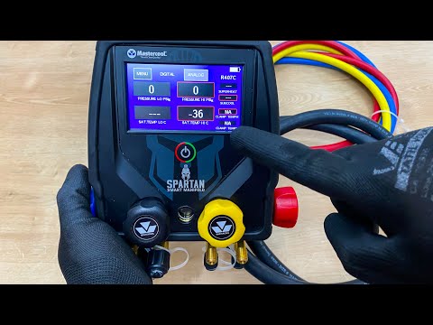 Manifold digital Spartan Mastercool Como Usar?