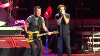 Bruce Springsteen and Eddie Vedder- Bobby Jean, Key Arena, Seattle, WA, March 24, 2016