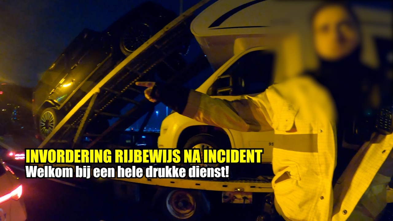 INVORDERING RIJBEWIJS NA INCIDENT MET VRACHTWAGEN OP SNELWEG!