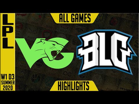 VG vs BLG Highlights ALL GAMES | LPL Summer 2020 W1D3 | Vici Gaming vs Bilibili Gaming
