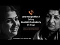 Lata Mangeshkar Calls Kaushiki Chakraborty on Stage | MIT MIND - Dec 2015 | Rare & Emotional Moment