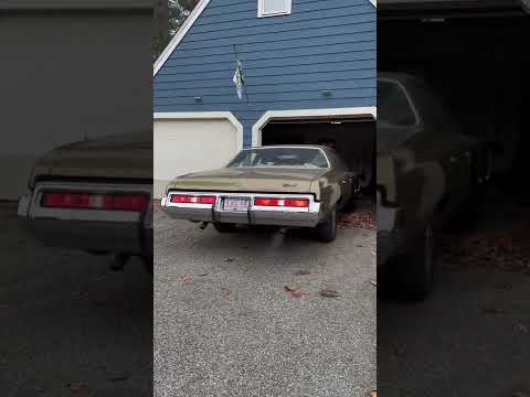 Thumbnail for 1972 Chevrolet Biscayne 402 police package backing out by Chevrolet Biscayne
