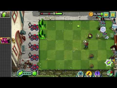 Plants vs Zombies 2 gameplay - Piñata Party - 10/8/2021
