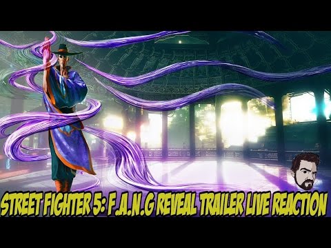 Street Fighter 5: F.A.N.G Reveal Trailer Live Reaction