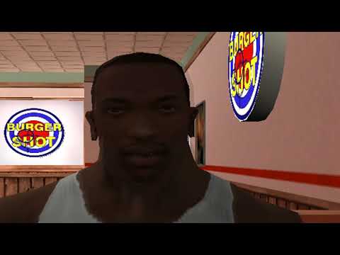 CJ Works at Burger Shot - GTA San Andreas