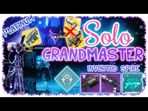 Solo 1360 Ordeal Grandmaster Nightfall Warlock - The Inverted Spire - Destiny 2 - With Cloudstrike