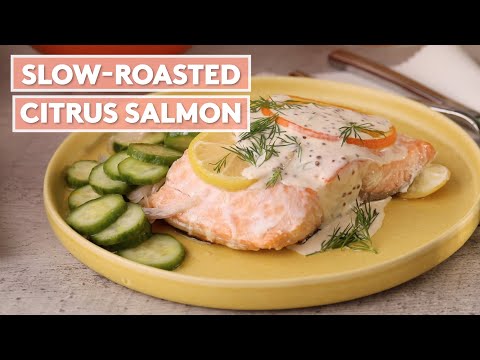 Slow-Roasted Citrus Salmon | Extra Sharp | Real Simple
