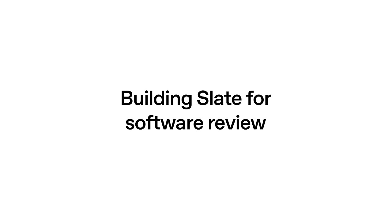 Software review agent