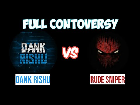 RUDE SNIPER VS DANK RISHU  CONTROVERSY|PUBG MOBILE|🔥🔥