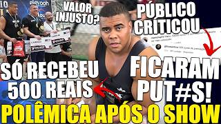 POLÊMICA! PREMIAÇÃO DE SÓ 500 REAIS PARA BITELO CAUSA REVOLTA, MAS PORQUE ISSO ACONTECE?