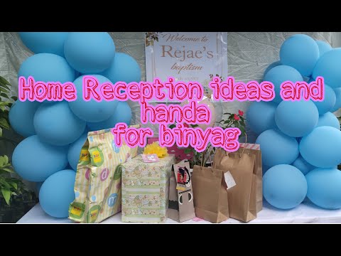 Home Reception ideas for binyag | Emzkie25 Tv