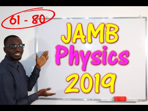 JAMB CBT Physics 2019 Past Questions 61 - 80
