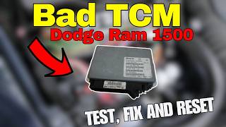 Dodge Ram 1500 Transmission Control Module TCM Problems |Symptoms, Test & Reset