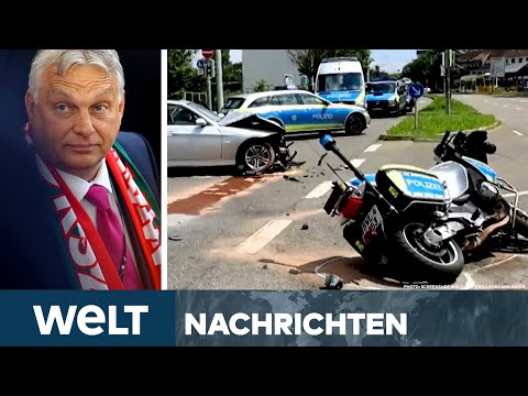 Video Thumbnail: STUTTGART: Eskorte von Ungarns Regierungschef Orbán schwer verunglückt - Polizist tot I STREAM
