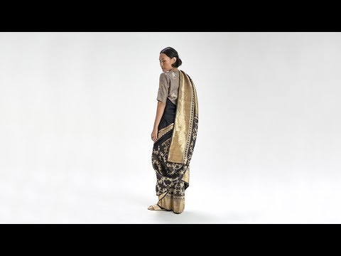 How To Drape a Sari: No. 18 Chhattisgarh Central 2 Drape - Chhattisgarh, India