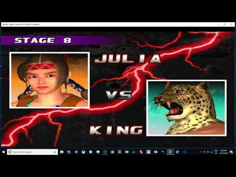 MAME 205 - tekken 3 arcade classic 1080p 60fps - Julia hacked gameplay