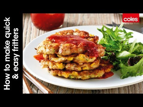 How to make quick & easy fritters