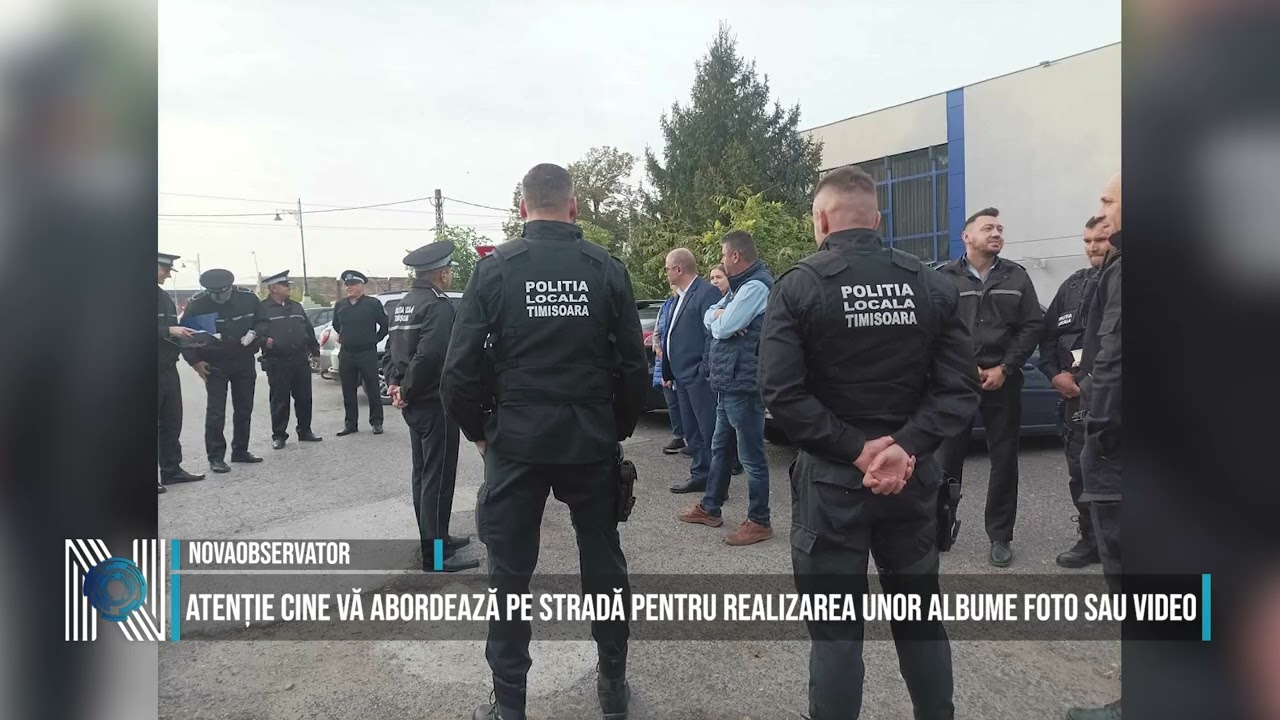 Atenție cine vă abordează pe stradă pentru realizarea unor albume foto sau video !
