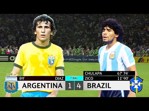Diego Maradona will never forget Zico's performance in this match