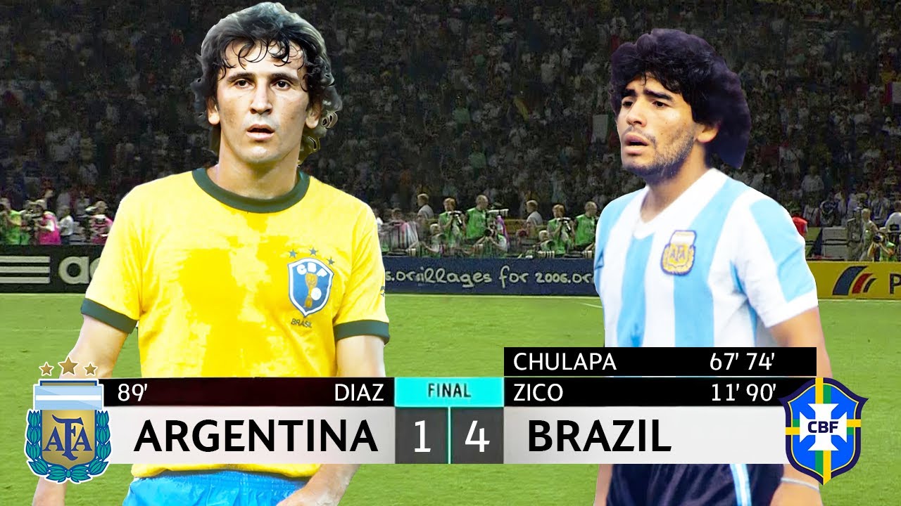 Diego Maradona will never forget Zico's performance in this match