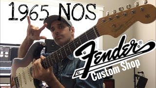 Video thumbnail for Fender Custom Shop 1965 Stratocaster NOS Tone! by Jason Hobbs