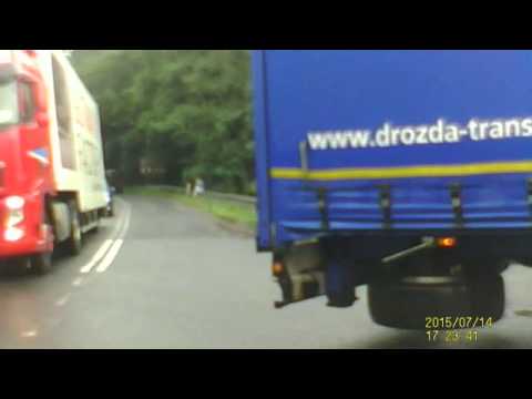 Nasze Slubice PL - wyjazd ze Słubic w stronę Ośna Lub. - TIR