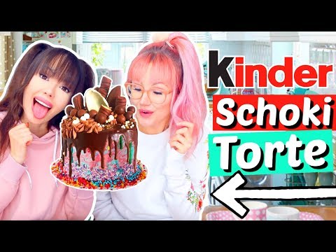 KINDER Schokolade Torte OHNE BACKEN 🤰🏻 10 000 Kalorien  | ViktoriaSarina