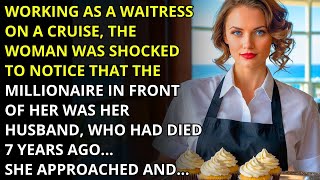 THE WAITRESS WAS FROZEN WHEN SHE SAW THAT THE MILLIONAIRE IN FRONT OF HER WAS HER DECEASED HUSBAND