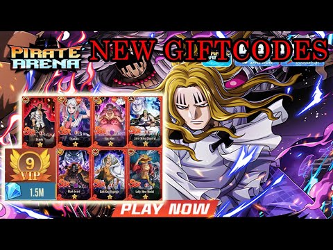 Pirate Arena Mobile New Giftcodes April - Free VIP9 & Free SSR One Piece Android iOS Game
