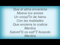 Linda Ronstadt - Mentira Salome Lyrics