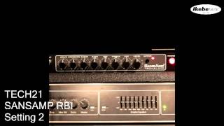 Video thumbnail for 【池部楽器店】TECH21 SANSAMP RBI by Ikebe Channel｜池部楽器店