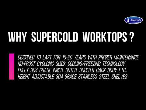 Supercold 5 star single door worktop refrigerator, capacity:...