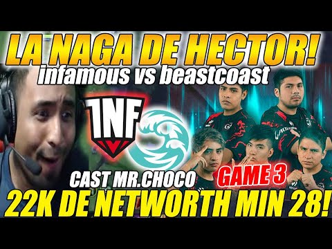 🔵BEASTCOAST vs INFAMOUS🔴[GAME3/bo3] - LA NAGA SIREN DE HECTOR!!  - DPC divI 2023 | DOTA 2
