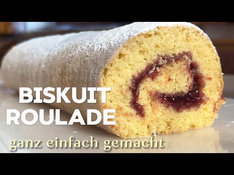 Biskuitroulade ohne Ei trennen – Einfaches Rezept ohne Aufwand