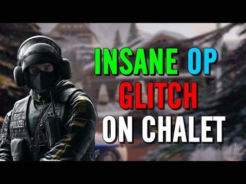 INSANE RAINBOW SIX GLITCH ON CHALET!!!!! - UNDER THE MAP! (Rainbow Siege Glitches)