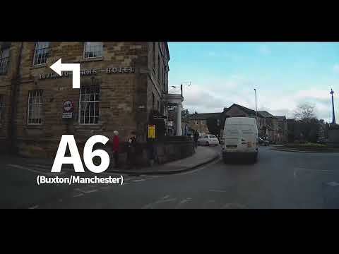 Couriers TV - Drivers Eye View Tour of Derbyshire at 4x speed with relaxing music