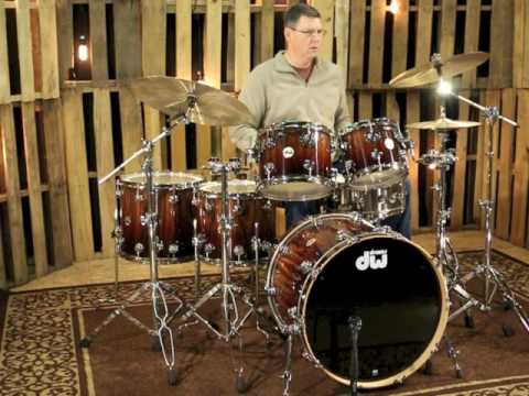 DW Collector's Shell Pack, Exotic Santos Rosewood, Rich Red Fade