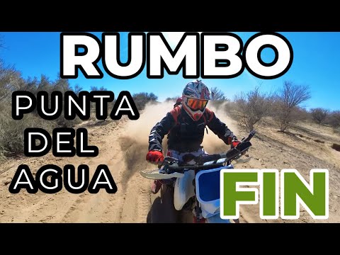 No es fácil llegar a este pueblo. Punta del agua. Aventura en moto. Travesía en el desierto.