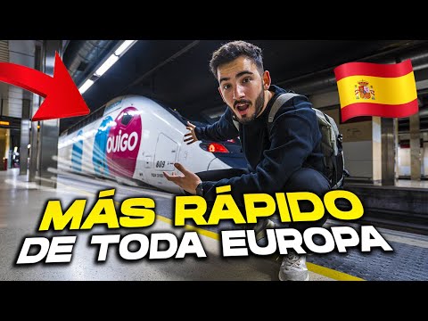 🚆🔥 CUBANO REACIONA al TREN MÁS RÁPIDO de EUROPA 🇪🇸 ¡NO PUEDO CREERLO!