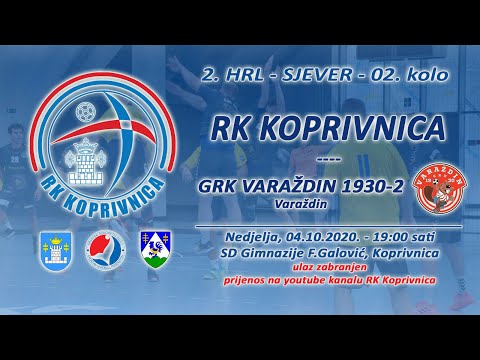2.HRL-Sjever, 2.kolo (04.10.2020.) RK Koprivnica - GRK Varaždin 1930-2