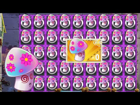 PvZ 2 Gameplay- All Plants Power Up vs 999 Zombie Medusa- Who'is Best ?