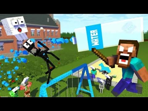 Monster School : BOTTLE FLIP Challenge APOCALYPSE - Minecraft Animation