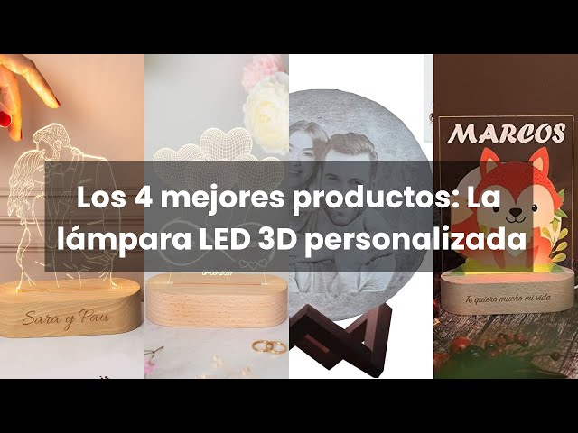 Vídeo relacionado con DEREGALOOS Lámpara Led 3D Personalizada con tu Foto. Regalos Personalizados Para San Valentín, Día del Padre, Día de la Madre, Aniversario. Placa de Metacrilato con Luz. (15,5 cm ancho)