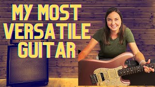 Video thumbnail for Limited Edition Fender American Professional Strat HSS Rose Gold Rosewood by Ashley Offset
