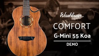 Washburn Comfort GM55K Mini natural satiné - Video