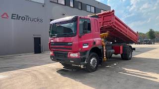 DAF CF 75.310 (4X4 / CRANE / GRUE / LAMES / STEEL SUSP. / EURO 3 / B dump truck | Image 4 - Autoline